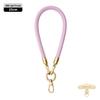 Cordão Original para Celular Longo 8mm Mosquetão de Montanhismo Transversal Ajustável Outdoor Elegante Dourado Escalada Corda Trançada