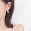 Pendientes Que Hacen Que la Cara Se Vea Más Delgada, Populares en Tiktok, Xiaohongshu, Cadena de Oreja con Borla de Circonita 2026, Pendientes Largos Asimétricos