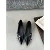 Zapatos Planos Bajos Retro Mary Jane de Primavera y Otoño, Cómodos para los Pies 2026 Zapatos de un Solo Color para Mujer Nicho Francés Zapatos Wanwan Mocasines de Suela Suave