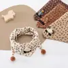 Gola de Pescoço Infantil Outono Inverno Lenço Quadrado Lindo Quente Lenço Triângulo para Bebês Meninos Meninas Viagem à Prova de Vento Lenço de Desenho Animado