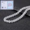 Cristal Blanco Natural Cuentas Sueltas Cadena Completa Accesorios DIY Pulsera de Cuentas Hecha a Mano Accesorios de Cuentas Espaciadoras