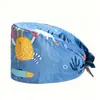 AliExpress Gorro Quirúrgico Estampado en Caliente Gorro de Médico para Laboratorio Gorro sin Visera para Enfermera Gorro Posparto Gorro para el Hogar Gorro de Cúpula