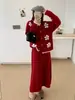 Conjunto de Dos Piezas de Punto con Flores Tridimensionales Dulces y Exquisitas para Otoño/Invierno 2026, Suéter de Estilo Suave para Mujer