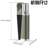 Explosiones transfronterizas en stock y entrega rápida nuevo encendedor integrado creativo inflable de llama inclinada de metal con tubo plegable