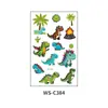 Amazon Transfronterizo Nuevo Impermeable Protección Ambiental Niños Pequeños Dinosaurio Tatuaje Pegatina Jardín de Infancia Premio Educación Temprana Tatuaje Pegatina
