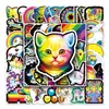 Serie de 50 colores Cuaderno de personalidad DIY Cuenta manual Equipaje Patinete Coche Graffiti de dibujos animados Pegatinas decorativas