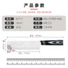 Cuchillo de Cocina Fino de Acero Inoxidable Jinwangzi Ligero Pequeño para el Hogar Cuchillo para Rebanar de Mujer Filoso Cuchillo de Cocina para Cortar Carne