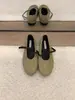Sapatos Mary Jane de balé franzidos com bico redondo retrô únicos para mulheres, novo estilo de outono, adequados para combinar com saias, sapatilhas pequenas estilo francês