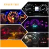 Bombilla LED T5 para coche, luz de instrumento 3SMD, luz de control central para camión, 12 V