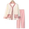 Conjunto de Pijama de Algodão Pai-Filho Conjunto de Roupas de Casa para Crianças Pijamas Deduzidos para Meninos e Meninas Casa para Crianças Médias e Grandes