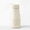 Paraguas de Bolsillo tipo Cápsula para Mujer, Recubrimiento Negro Engrosado, Protección Solar, Paraguas Sombrilla, Paraguas Plegable, Doble Uso para Sol y Lluvia, Sombrilla Solar Personalizada al por Mayor