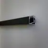 Tira de luz LED unilateral de 45 grados hacia arriba Tira de luz para techo suspendido colgada en el borde Luz lineal Sin ranurado Canaleta reflectante para lavado de techo