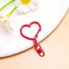 Barniz para Hornear de Color Hebilla de Corazón de Aleación Correa Hebilla en Forma de 8 Joyería DIY Perler Beads Llavero Colgante Accesorios Material Al Por Mayor