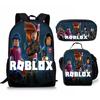 Mochila Escolar 3D para Estudante Nova, Lancheira, Estojo com Estampa "Você é Mais Bonito que Eu", Conjunto de Três Peças
