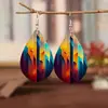 Brincos Acrílicos Boho Gota d'Água Brincos Pendentes da Moda Brincos Minimalistas Joias para Meninas Presentes