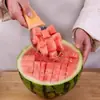 Faca Especial para Cortar Manga, Ferramenta de Corte de Melancia em Aço Inoxidável, Colher Descascador, Ferramenta Descascadora, Descascador de Manga, Gadget Fatiador