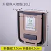 Lixeira Dobrável de Parede para Cozinha Lixeira Doméstica para Pendurar na Porta do Armário Cesto de Papel para Armazenamento Lixeira Criativa para Classificação Personalização