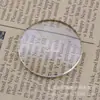 Imanes para refrigerador de punto de 5~70 mm Accesorios DIY Gema del Tiempo Cristal Perlas de pan al vapor Aumento transparente tridimensional