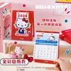 Calendario de Escritorio Auténtico de Hello Kitty 2026 Estudiante Dibujos Animados Adornos Pequeños de Escritorio Calendario Hellokitty Soportes Envío Directo