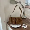 Bolso retro de un solo hombro nicho textura de alta calidad pliegues de nube bolso cruzado simple casual para ir al trabajo moderno bolso para debajo del brazo