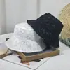 Sombrero de Pescador de Encaje Estilo Chanel para Mujer, Versión Coreana de Verano, Sombrero Delgado para el Sol, Sombrero Bucket Dulce y Fresco Japonés