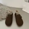 Zapatos planos Birkenstock retro de suela blanda para mujer, nueva colección de otoño 2026, estilo francés, versátiles con vestidos, que aumentan la altura, planos de punta profunda