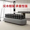 2026 Venta Caliente Estilo Crema Sofá Pequeño para Apartamento Recámara Chaise Longue Sofá Perezoso Respaldo Cuero Resistente a Arañazos de Gato Sofá de Belleza