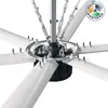 4,5m Fabricante Ventilador de Teto Industrial Grande Ventilador Grande de Ímã Permanente Oficina Fábrica Ventilador de Resfriamento Ventilador Industrial Silencioso