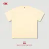 Camiseta Masculina Básica Estilo Americano Bk Cooling Cor Sólida 235g Algodão Puro Manga Curta, Casual Solta Tendência Marca Masculina Manga Curta.