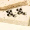 Pendientes de Cruz con Diamantes Estilo Europeo y Americano, Pendientes Minimalistas de Acero Inoxidable de Moda, Pequeños y Delicados Accesorios para Orejas en Stock