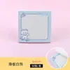 Bloco de Notas Adesivo Fofo Urso Branco Superfície de Papel Raid de Inspiração Plano Manuscrito para Ter um Bom Humor Todos os Dias