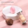 Esponja de Maquiagem Beauty Egg em Formato de Gota Puff de Pó Esponja de Maquiagem Corte Oblíquo Gota D'água Puff de Pó Ovo Hidrofílico Sem Látex Uso Molhado e Seco