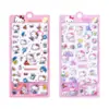 Auténticas Pegatinas en Relieve para Niños Sanrio Pegatinas Estéreo 3D Hello Kitty Pegatinas Transparentes en Relieve
