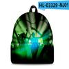 Amazon 2022 Nuevo Patrón de Danza de Sombras Transfronterizo Mochila Casual Mochila Estilo Universitario Bolso Escolar