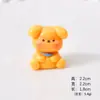 Filhote Fofo de Golden Retriever Mini Acessórios para Joias DIY Decoração de Casa de Bonecas Ornamentos para Carro de Mesa Acessórios de Cola Cremosa