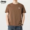 Camiseta Blanca Jeep Spirit para Hombre Camiseta Básica de Alta Calidad Camiseta de Manga Corta con Cuello Redondo Hombro Derecho de Verano Media Manga