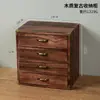 Atacado de artigos diversos de madeira vintage caixa de joias à prova de poeira para casa flor begônia sala de estar mesa de escritório quarto caixa de armazenamento com senso avançado