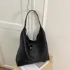 Bolsa tecida retrô nova e moderna transfronteiriça, bolsa tote para o dia a dia, bolsa versátil de ombro único de grande capacidade para moda casual