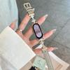 Nuevo Modelo Adecuado para Pulsera Inteligente Generación Xiaomi 8/9 con Correa de Cuero de Emperatriz Saturno Lujo Accesible Correa de Reloj de Alta Gama para Mujer