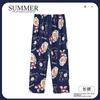 Calça de Pijama Infantil para Meninas, Algodão Puro, Corte Amplo, Primavera e Outono, Calça de Casa Infantil para Meninos, Atacado para Crianças Mais Velhas