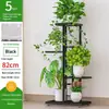 Suporte Robusto Espessado de Metal com Múltiplos Andares para Exibição de Plantas, Anti-ferrugem, de Chão para Vasos de Flores, para Sala de Estar Interna, Varanda, Decoração de Casa com Múltiplas Opções de Tamanho