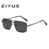 Gafas de sol de moda de doble haz para hombre, gafas de sol polarizadas para conducir con protección UV, gafas de sol clásicas combinables y de moda, venta al por mayor