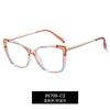95708 Exportación Transfronteriza Suministro Gafas con Filtro de Luz Azul Tr90 para Mujer Marco Cuadrado Patilla de Primavera Espejo Plano Marco Moderno