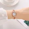Relógio de Pulso de Aço para Mulheres, Pulseira de Estudante, À Prova d'Água, Quartzo, Moda, Transmissão ao Vivo do TikTok