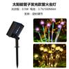 Luces LED de Colores para Exteriores, Alimentadas por Energía Solar y Eólica, Tipo Luciérnaga, para Acampar y Jardín, Decoración Dinámica, Insertables en el Suelo, Venta al por Mayor