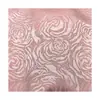 Tecido Jacquard de Poliéster Cetim Estilo Chinês Cetim Cor Rosa Cetim Padrão Escuro Jacquard Dinastia Han Traje Han Saia Vestido