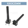 Interruptor Tátil de Furo Passante Vertical 4 Pinos Micro Botão 6*6*4.3/4.5/5/6/7/7.3/8/9/19/30MM