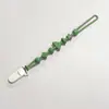 Clipe de chupeta de silicone anti-queda para bebê, corrente de chupeta de grau alimentício, alça para pendurar no carrinho de bebê e alça para carregar brinquedos - personalizável