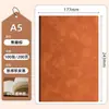 Cuaderno A5 de Piel de Oveja Personalizable con Impresión de Logo, Bloc de Notas para Oficina, Cuaderno de Piel Gruesa Suave de Alta Calidad