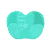 Venta al por mayor de fábrica almohadilla creativa de silicona para lavar cepillo tamaño pequeño cepillo de lavado de belleza almohadilla de limpieza herramientas de limpieza de maquillaje 6 colores en stock